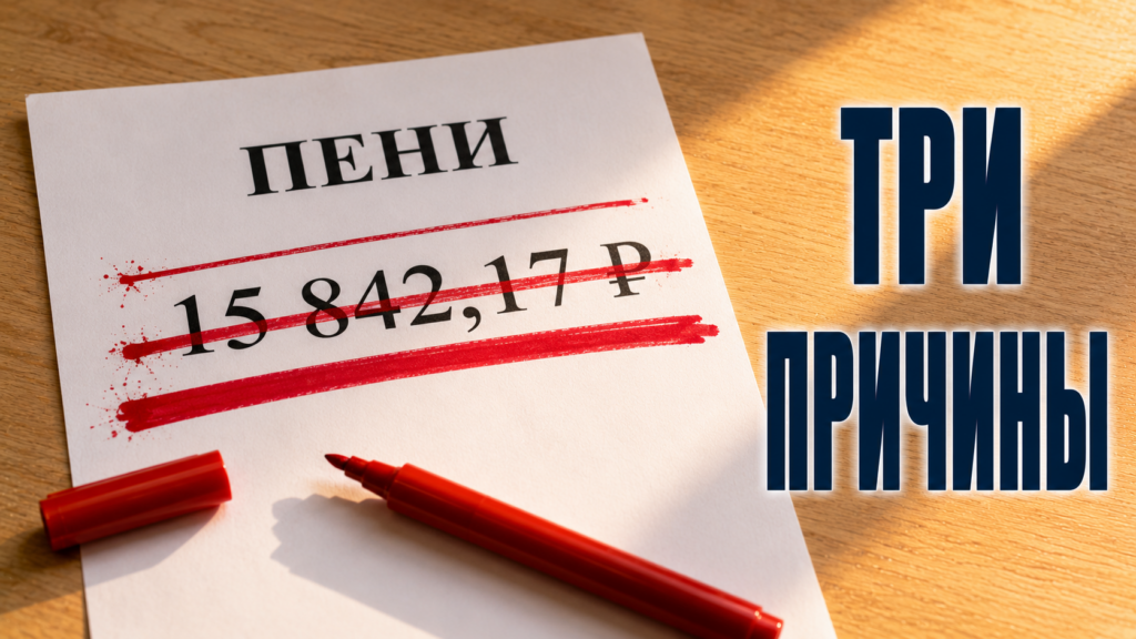 Пени за ЖКХ, которые вы платите зря: три законных основания не отдавать деньги