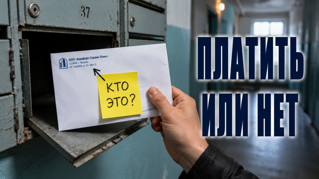 Квитанция от незнакомой УК: платить или нет