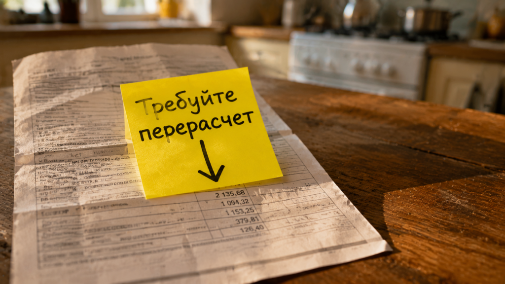 Комнатный термометр показывает температуру ниже 18 градусов у холодной батареи, подтверждая нарушение нормы температуры в квартире.