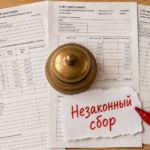 Квитанция ЖКХ с начислениями, где показана плата за консьержей и способы проверки управляющей компании жильцами дома.