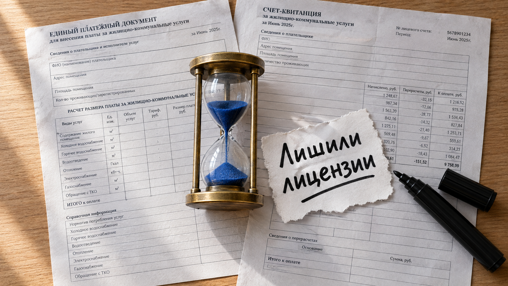 Иллюстрация процесса передачи многоквартирного дома: назначение временной управляющей компании местной администрацией.