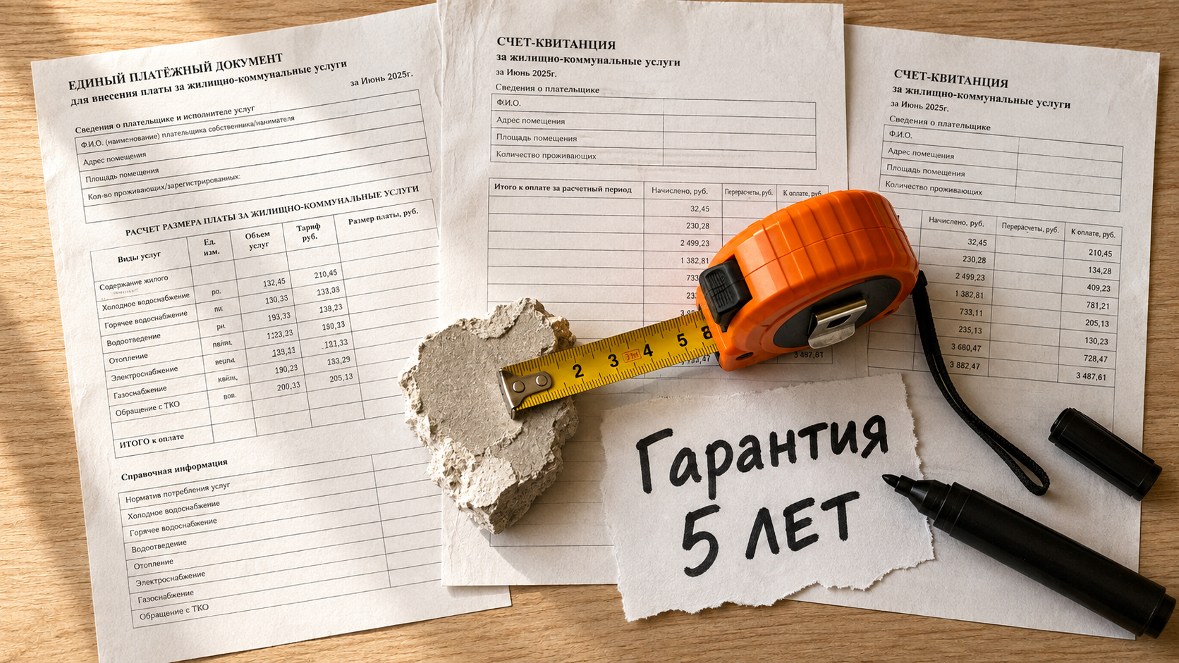 Крупный план дефекта отделки, где видна трещина в стене новой квартиры, подлежащая ремонту по гарантии от застройщика.