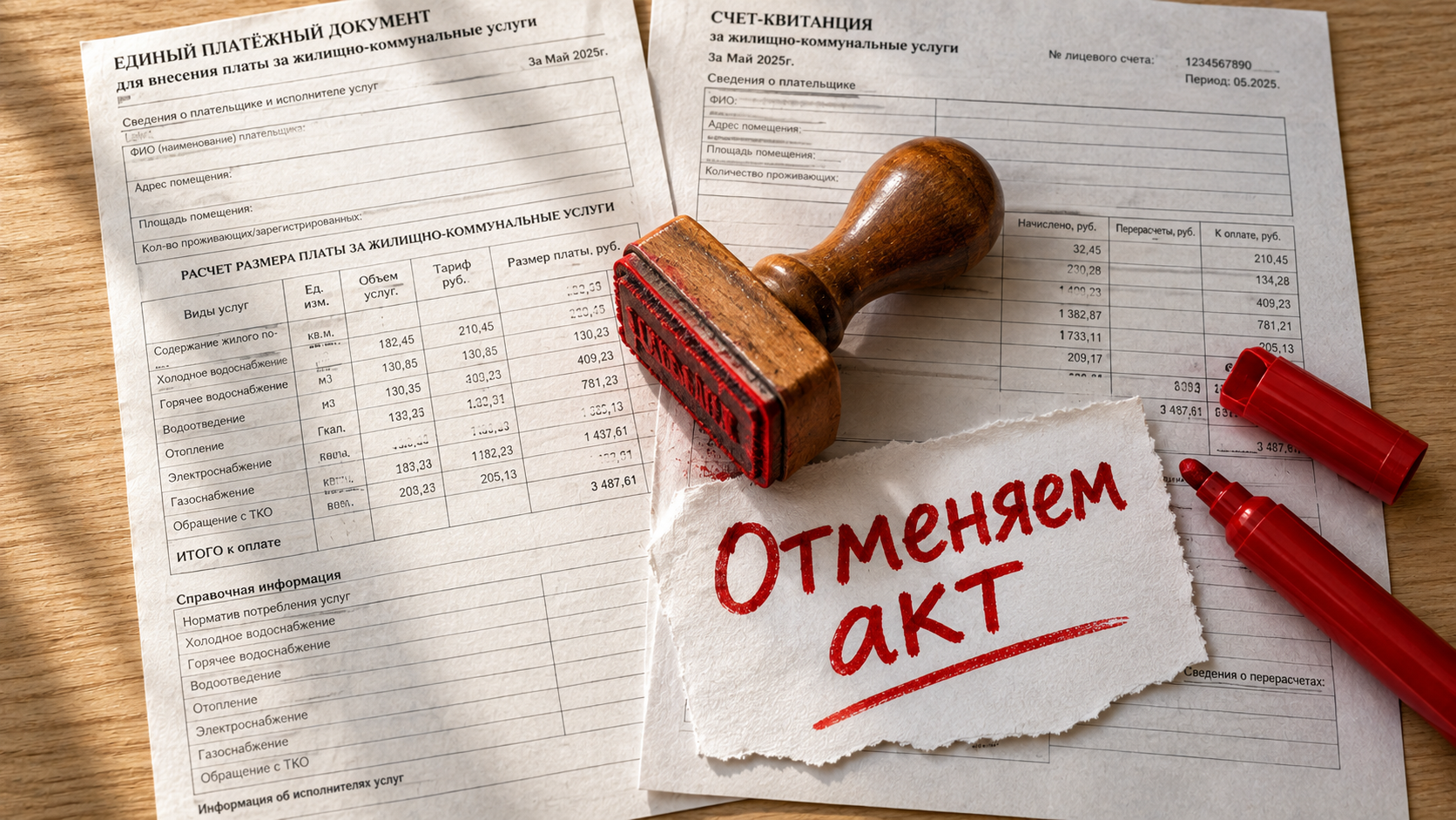 Официальный документ с отказом жилищной инспекции и составленная жалоба в прокуратуру на бездействие ГЖИ для отмены решения.
